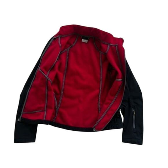 Nike size small womens black zip up warm jacket with zip up pkts fall activewear - Picture 5 of 7